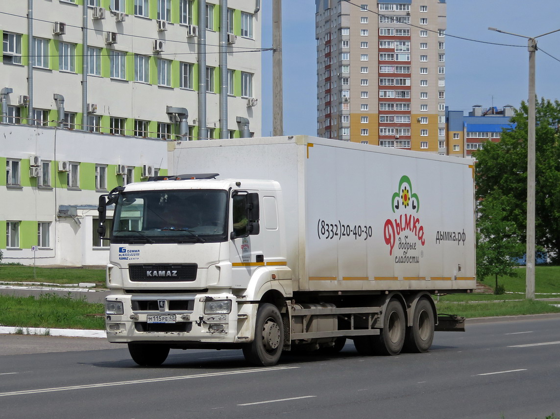 Кировская область, № М 115 РЕ 43 — КамАЗ-65207-S5(87)