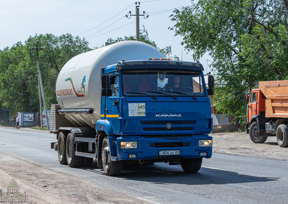 Алматинская область, № 834 ZC 05 — КамАЗ-65117-L4(19)