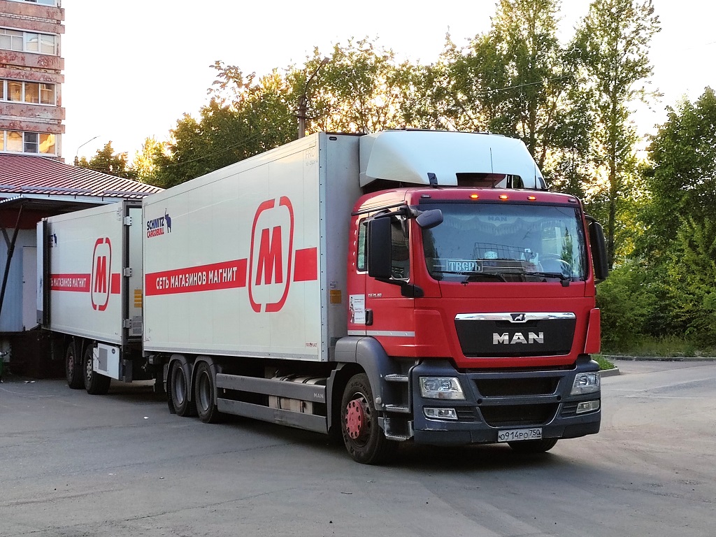 Тверская область, № О 914 РО 750 — MAN TGS 28.360