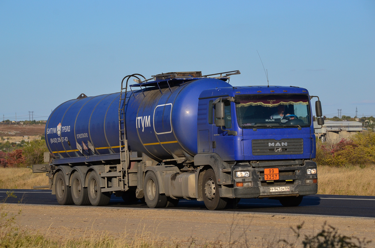 Саратовская область, № Р 947 ОК 64 — MAN TGA 19.390