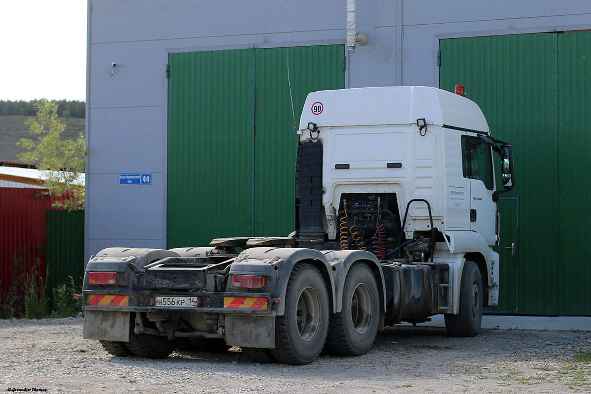 Саха (Якутия), № Н 556 КР 14 — MAN TGS 26.440