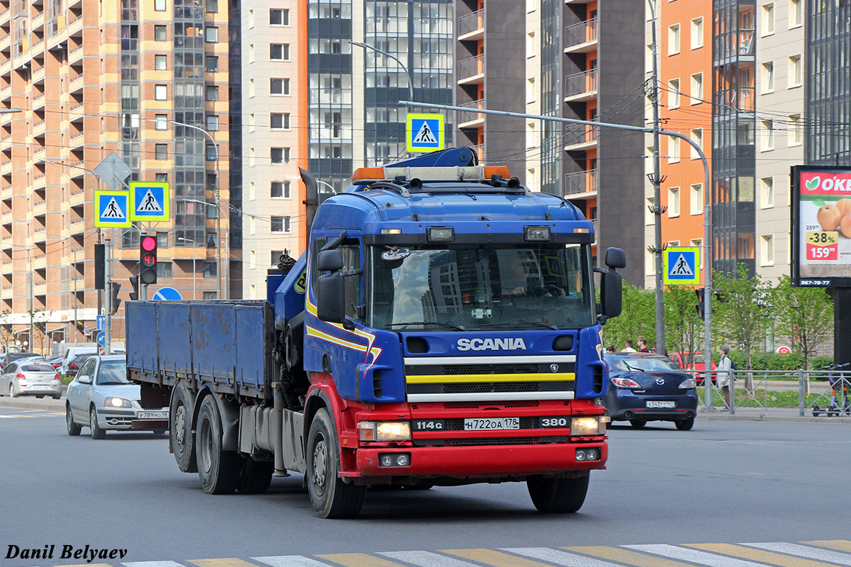 Санкт-Петербург, № Н 722 ОА 178 — Scania  (общая модель)