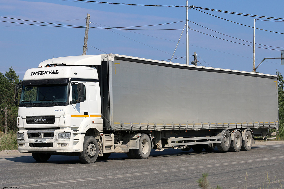 Пермский край, № Н 484 НА 159 — КамАЗ-5490-S5(87)