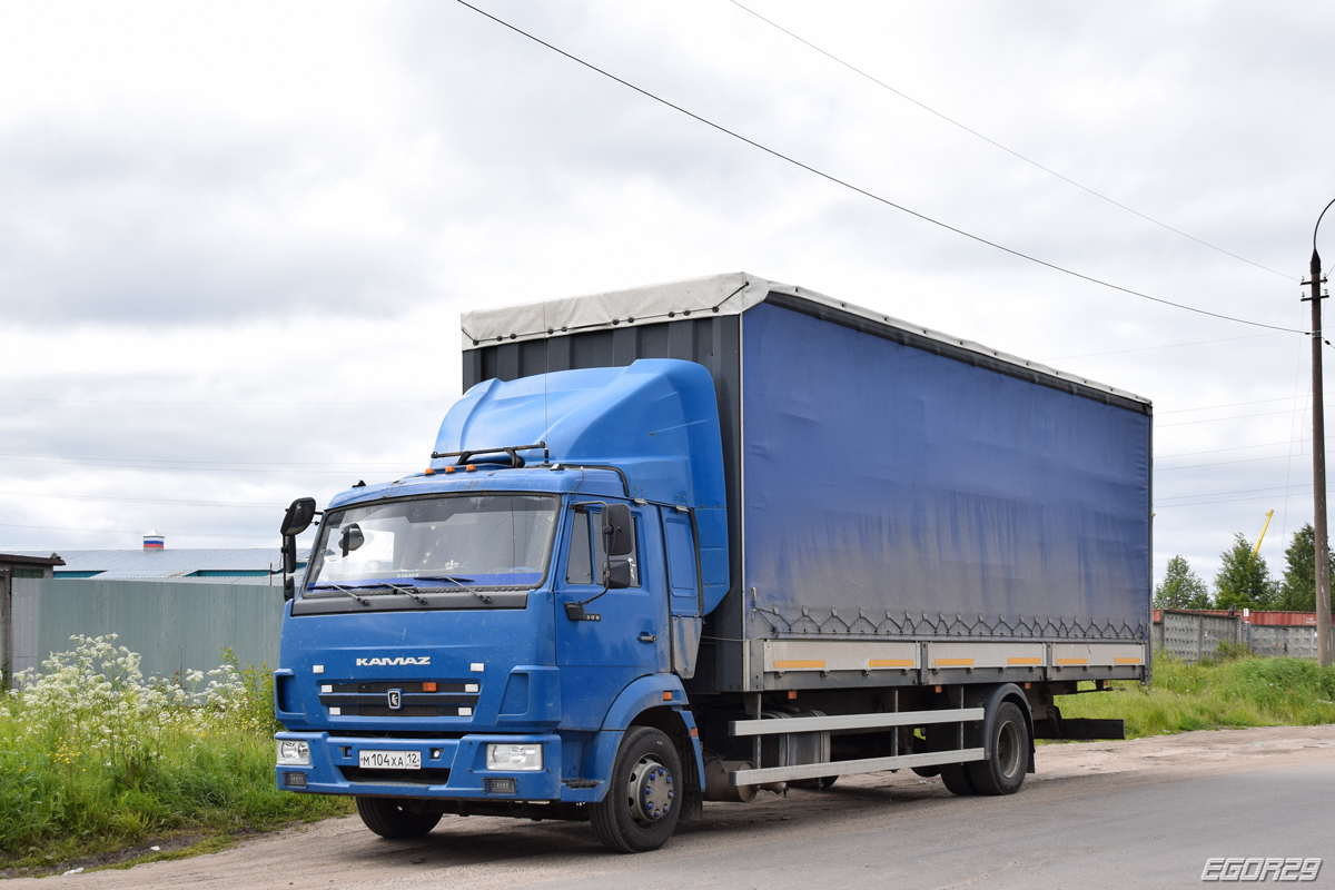 Марий Эл, № М 104 ХА 12 — КамАЗ-4308-G5(69)