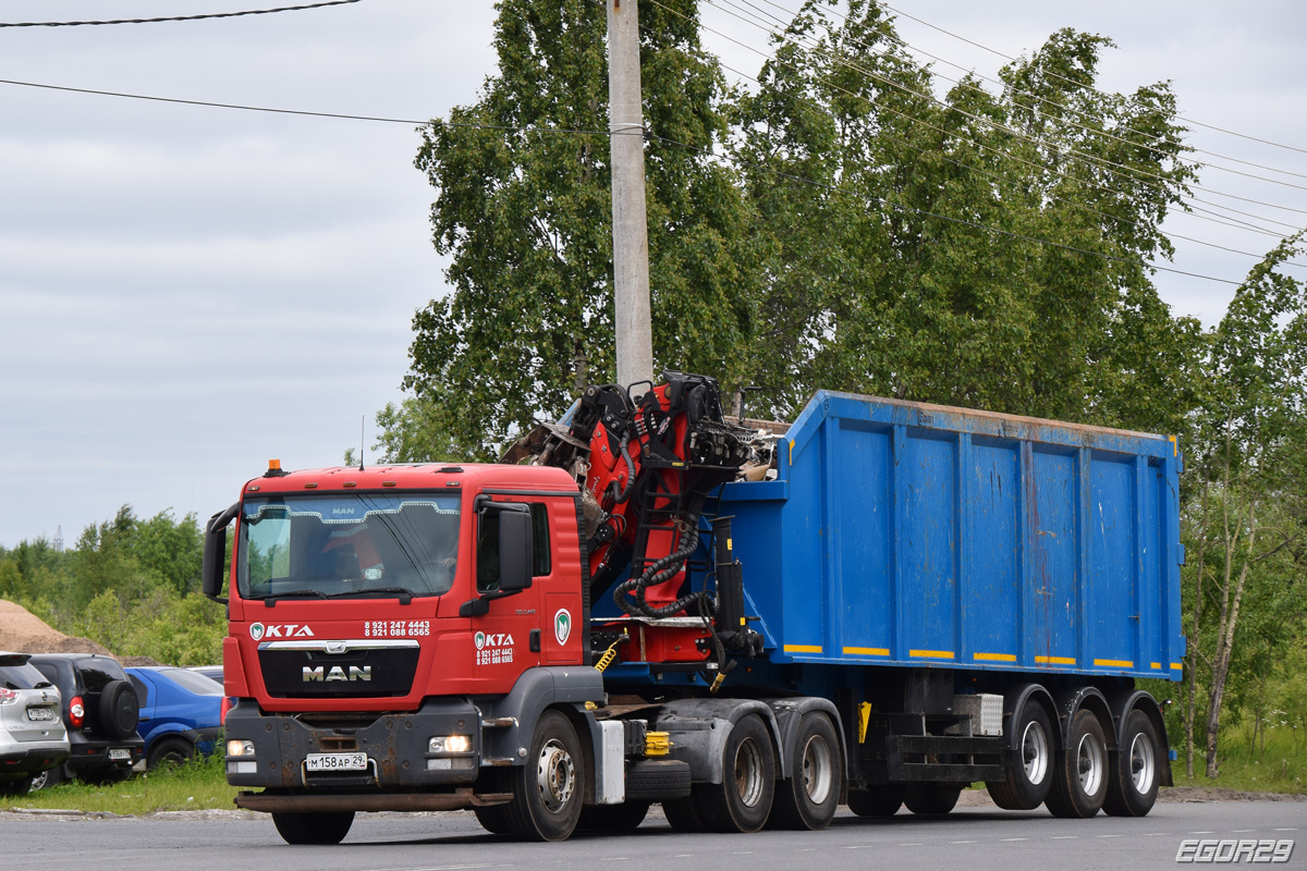 Архангельская область, № М 158 АР 29 — MAN TGS 33.440