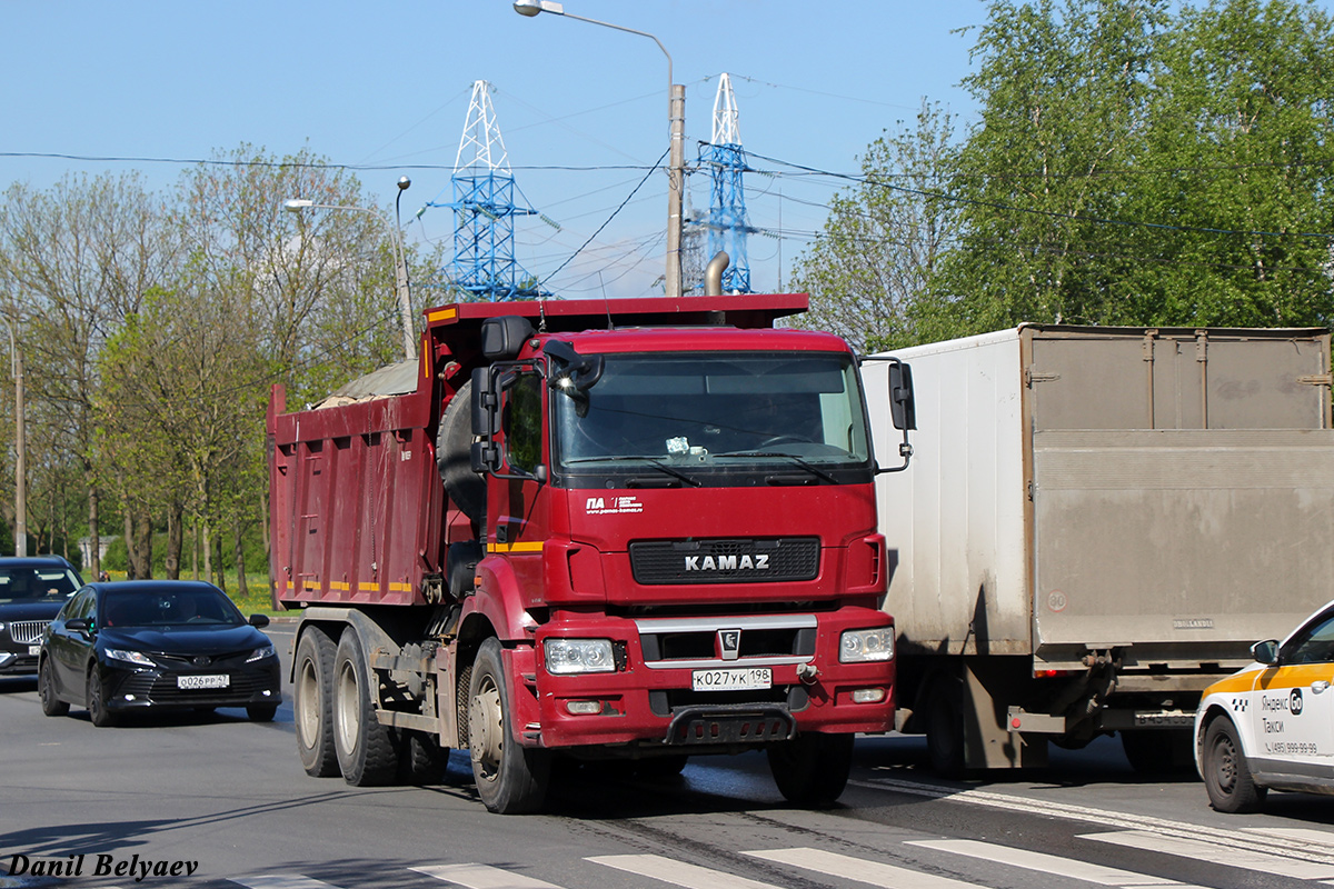 Санкт-Петербург, № К 027 УК 198 — КамАЗ-6580-S5(87)