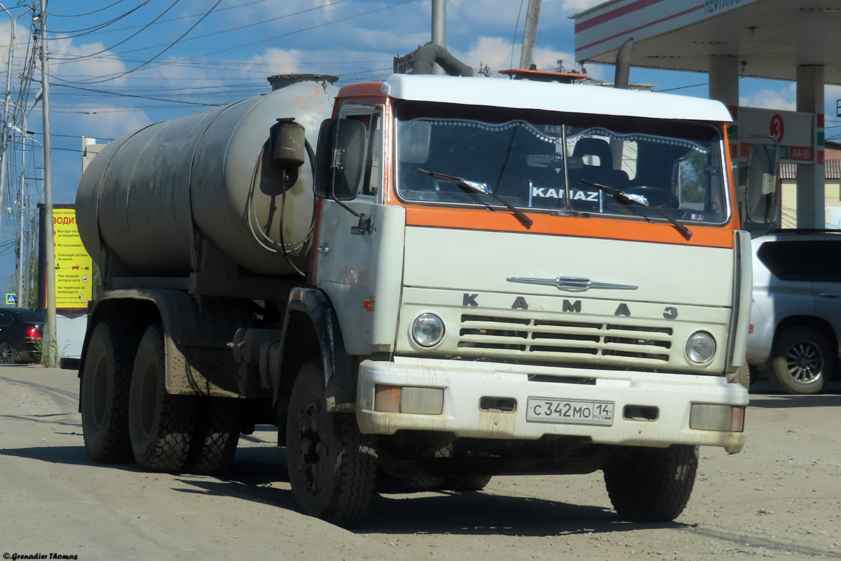 Саха (Якутия), № С 342 МО 14 — КамАЗ-53213
