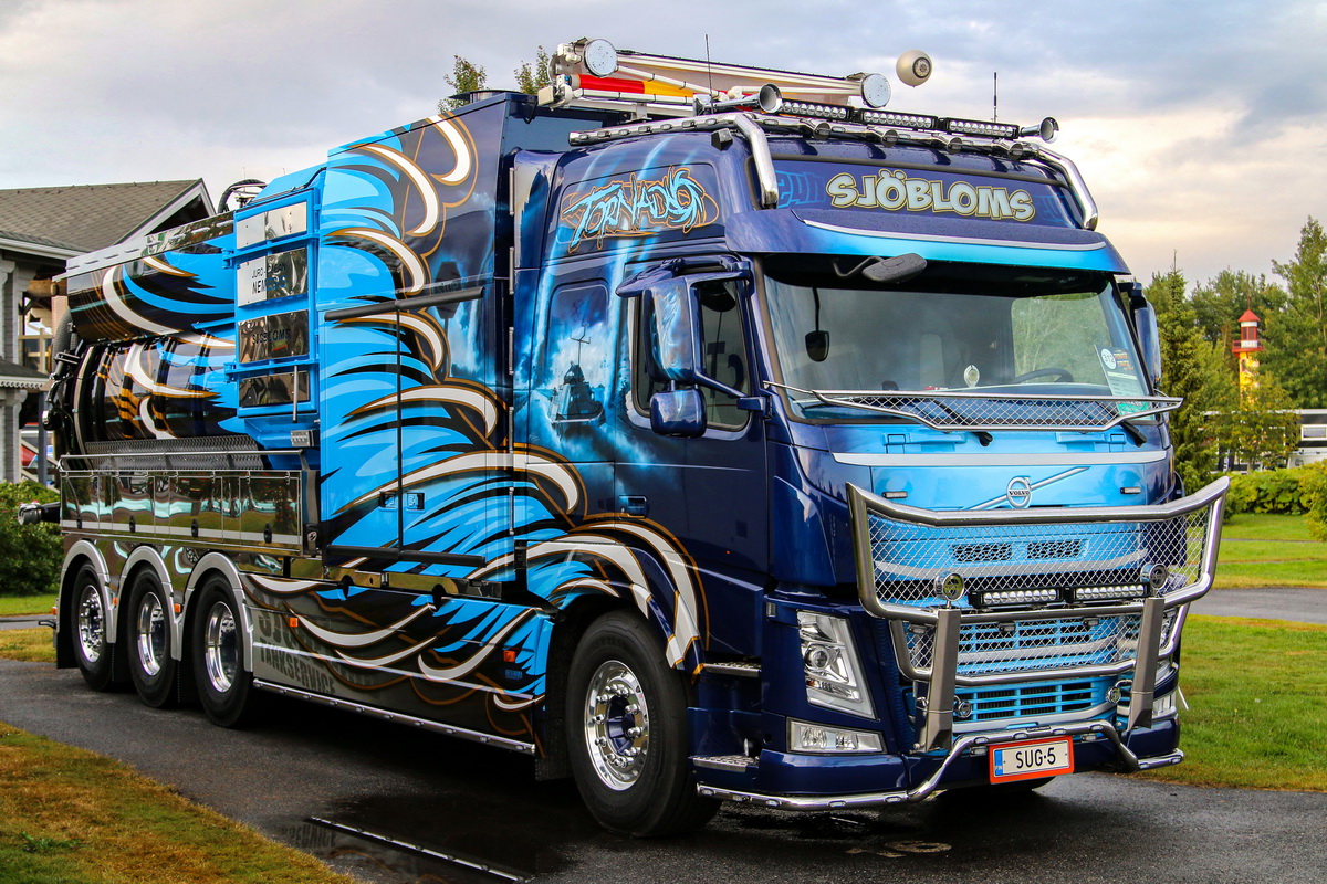 Финляндия, № SUG-5 — Volvo ('2013) FMX-Series; Финляндия — Power Truck Show 2019