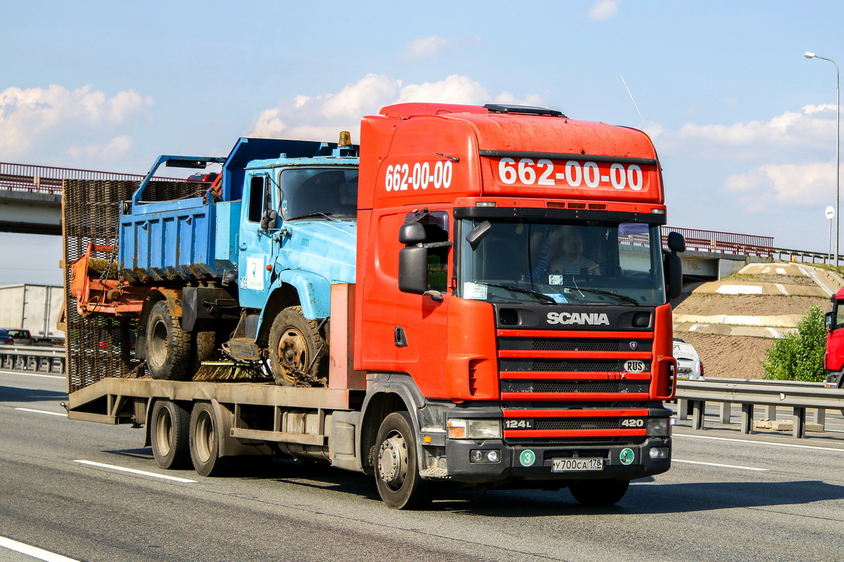 Санкт-Петербург, № У 700 СА 178 — Scania ('1996) R124L