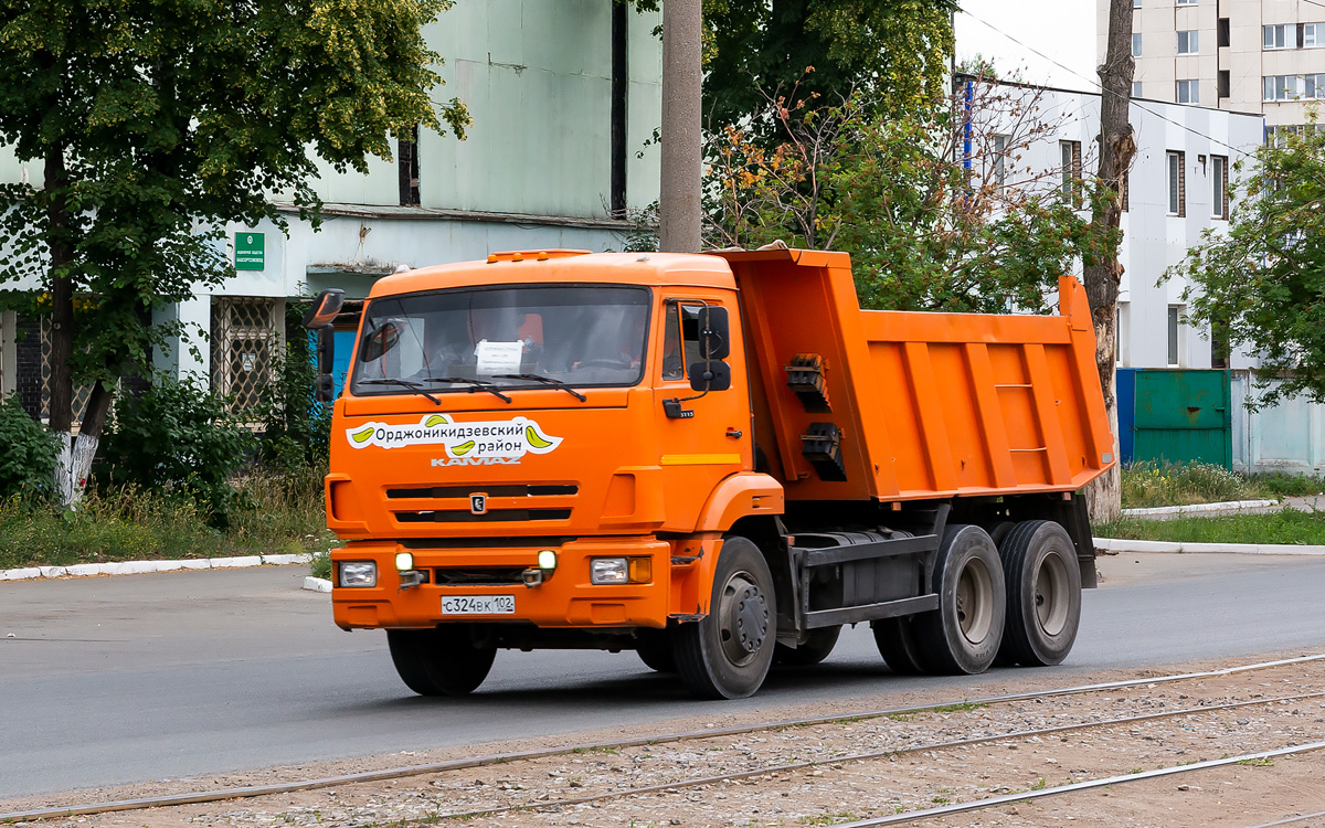 Башкортостан, № С 324 ВК 102 — КамАЗ-65115-A4(23)