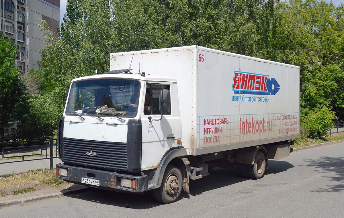 Саратовская область, № В 231 ХС 64 — МАЗ-437030