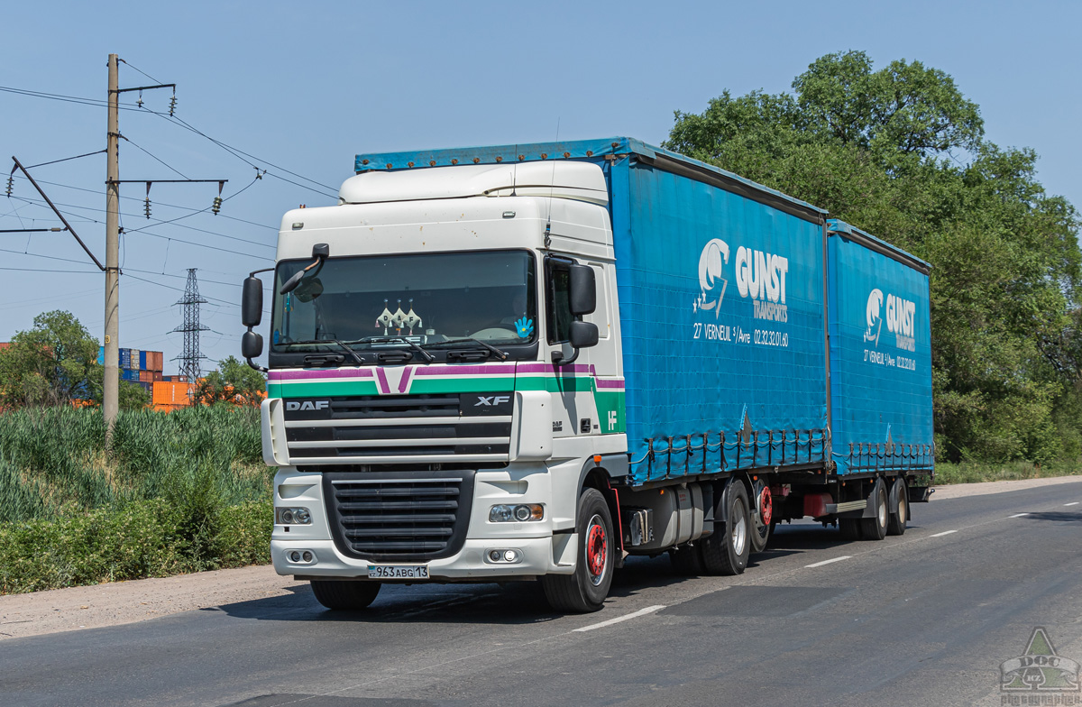 Туркестанская область, № 963 ABG 13 — DAF XF105 FAR