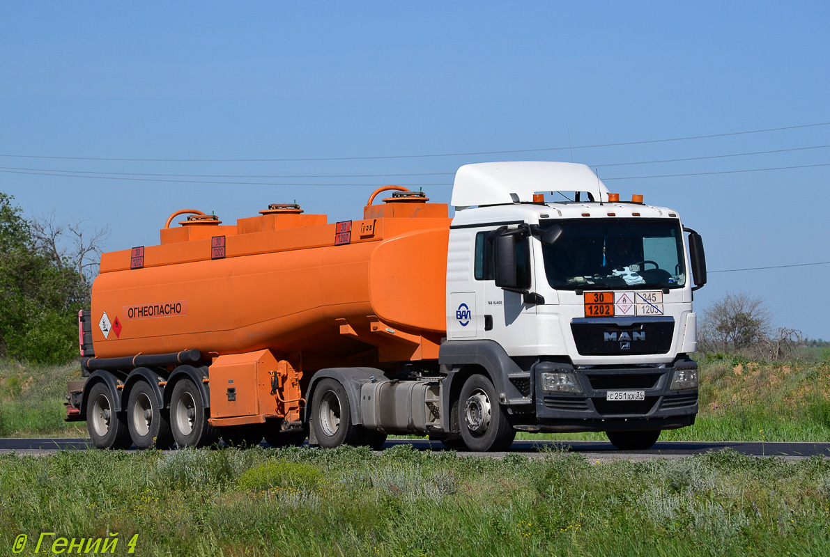 Волгоградская область, № С 251 ХХ 34 — MAN TGS 19.400