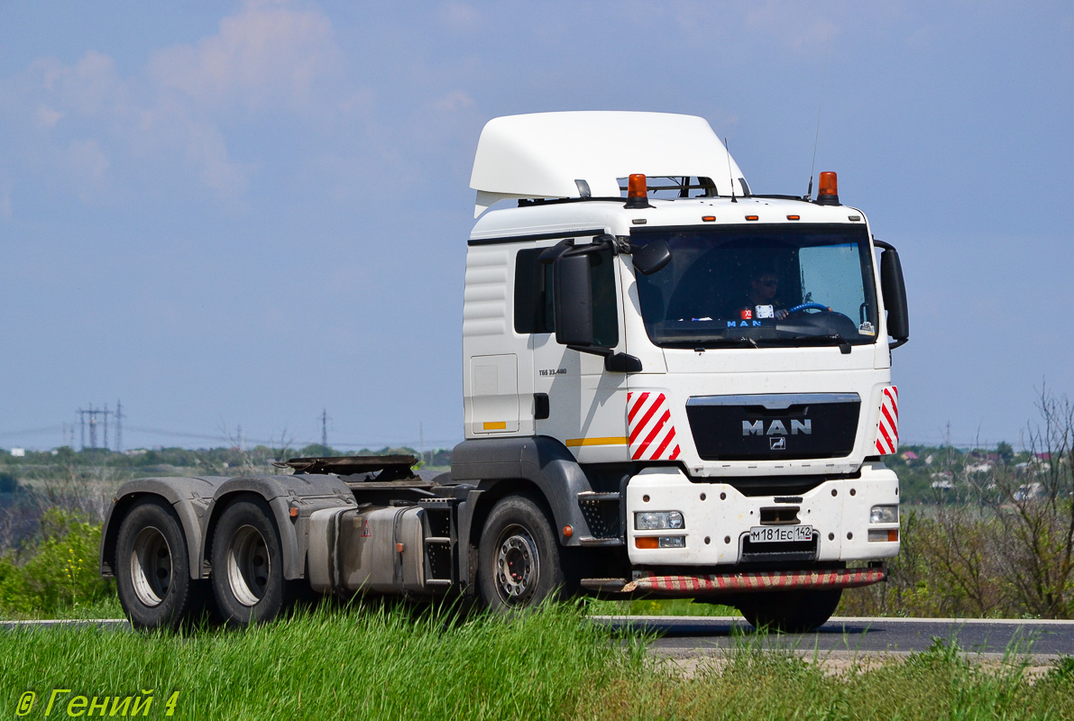 Кемеровская область, № М 181 ЕС 142 — MAN TGS 33.480