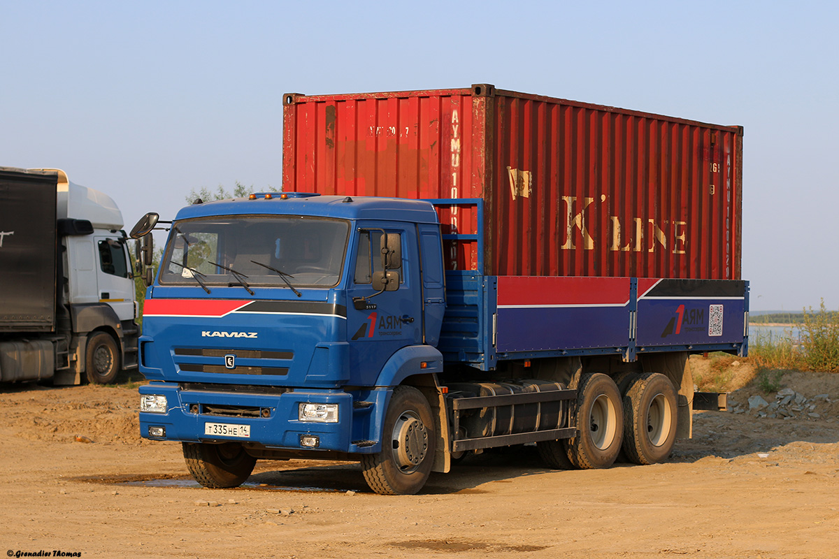 Саха (Якутия), № Т 335 НЕ 14 — КамАЗ-65117-A5(48)