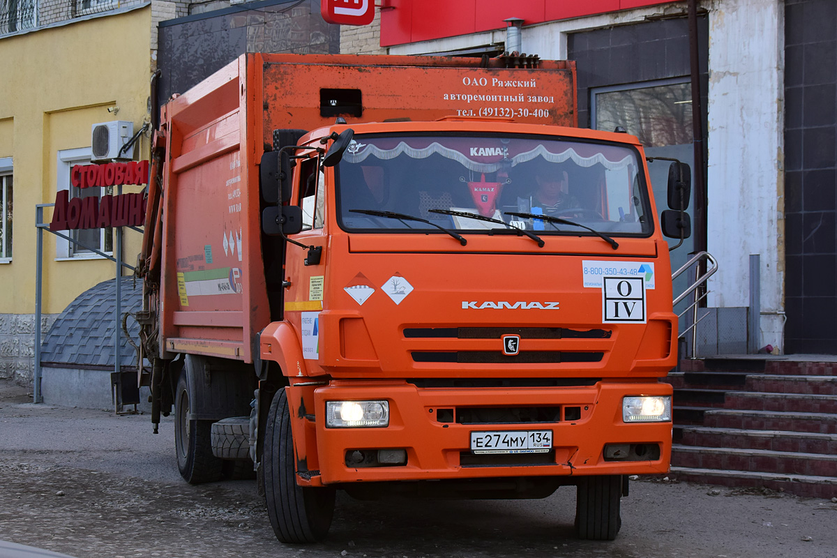 Волгоградская область, № Е 274 МУ 134 — КамАЗ-53605-A5(48)