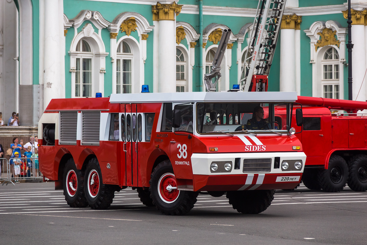 Санкт-Петербург, № (78) Б/Н 0001 — ЗИЛ-131 (общая модель); Санкт-Петербург — Парад, посвящённый 220-летию со дня образования пожарной охраны Санкт‑Петербурга (30.06.2023 г.)