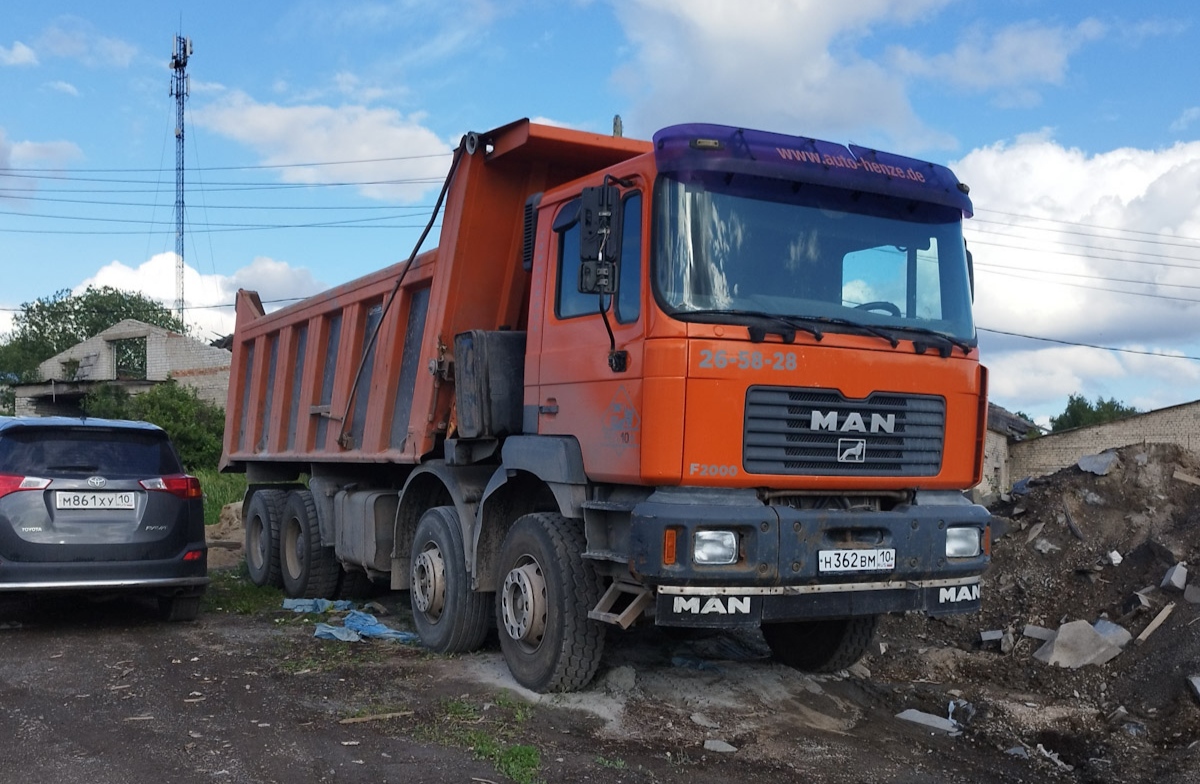 Карелия, № Н 362 ВМ 10 — MAN F2000 35.414