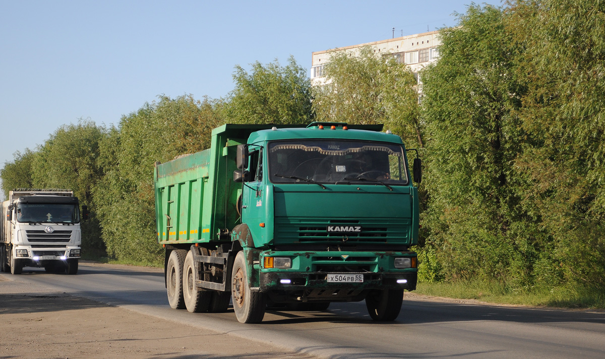 Омская область, № Х 504 РВ 55 — КамАЗ-6520-06 [65200F]