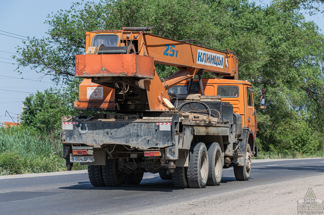 Алматинская область, № B 004 BFN — КамАЗ-55111-15 [55111R]
