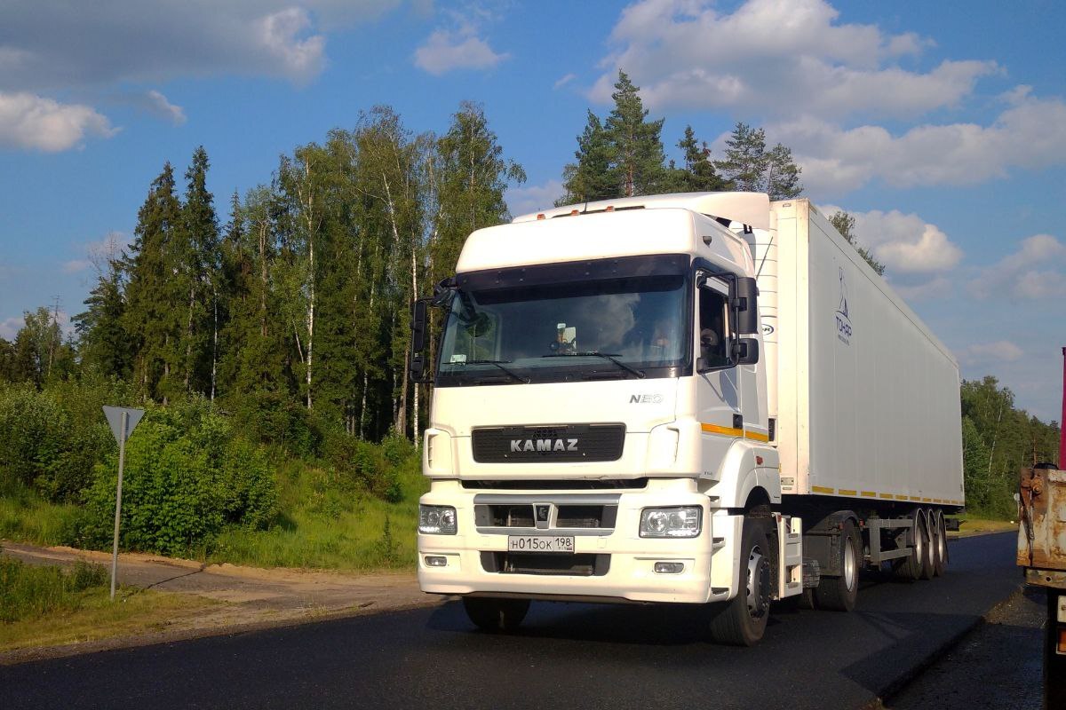 Санкт-Петербург, № Н 015 ОК 198 — КамАЗ-5490-S5(87)