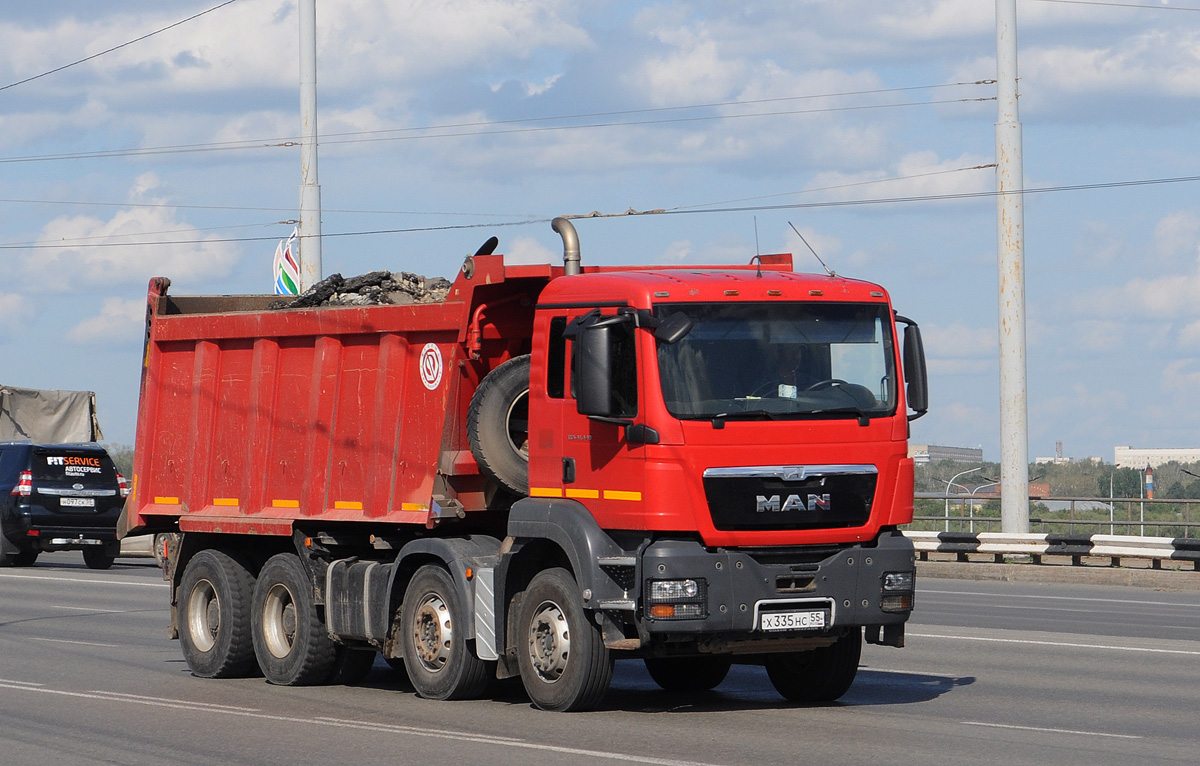 Омская область, № Х 335 НС 55 — MAN TGS 41.440