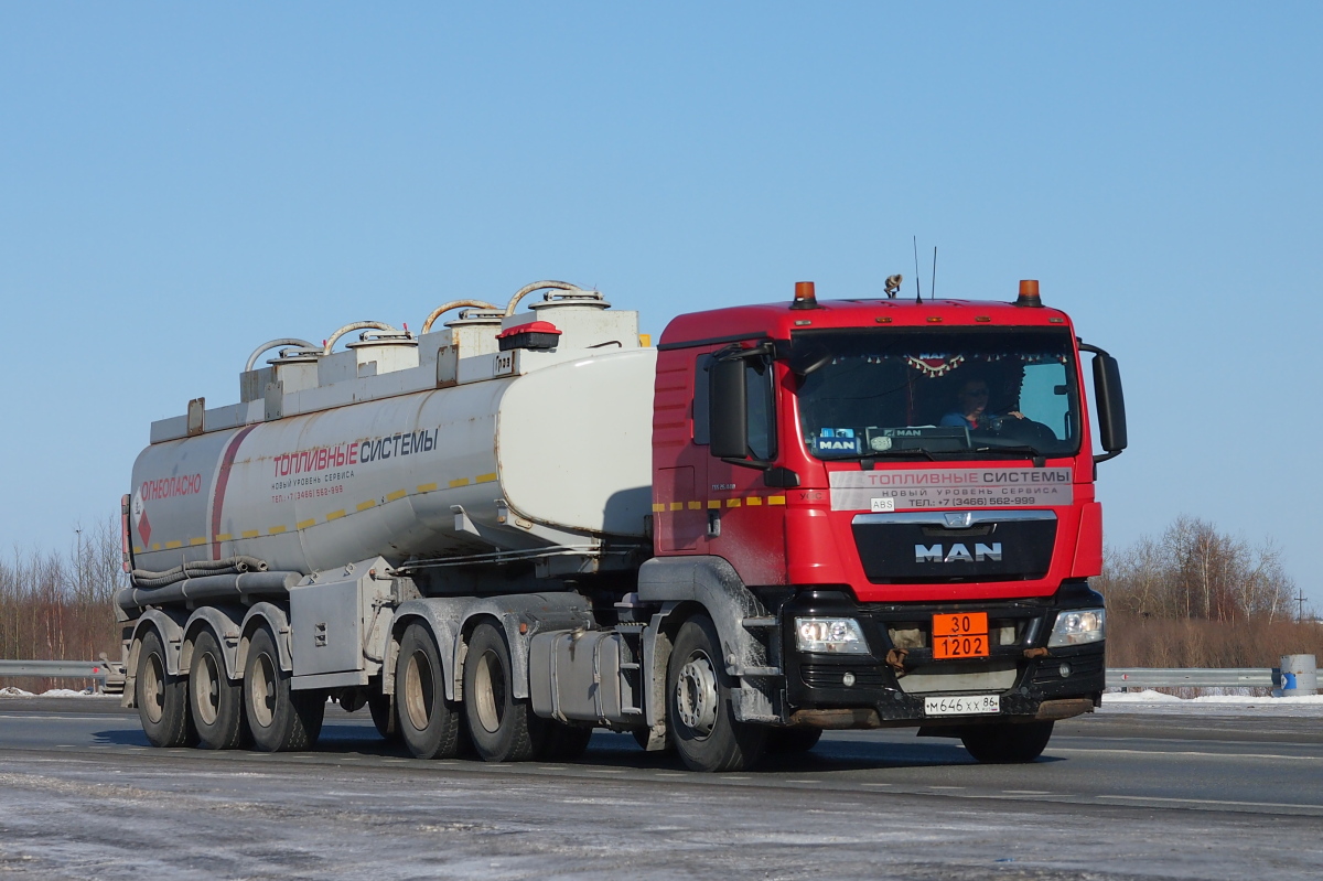 Ханты-Мансийский автоном.округ, № М 646 ХХ 86 — MAN TGS 26.440