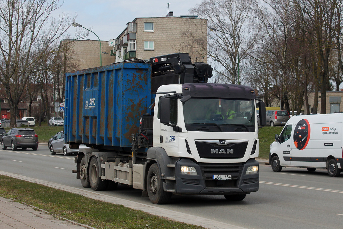 Литва, № LGL 454 — MAN TGS Euro 6 II (Общая модель)