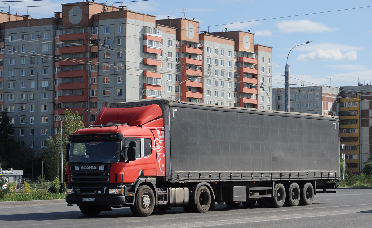 Омская область, № С 717 МК 55 — Scania ('1996) P340