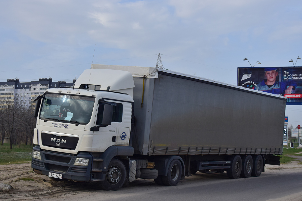 Волгоградская область, № С 028 НО 34 — MAN TGS 19.400