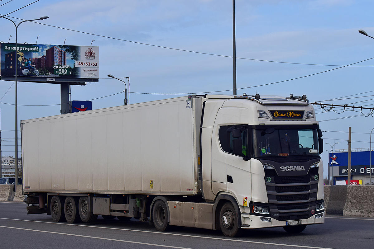Турция, № 33 ZL 451 — Scania ('2016) S-Series (общ. м)