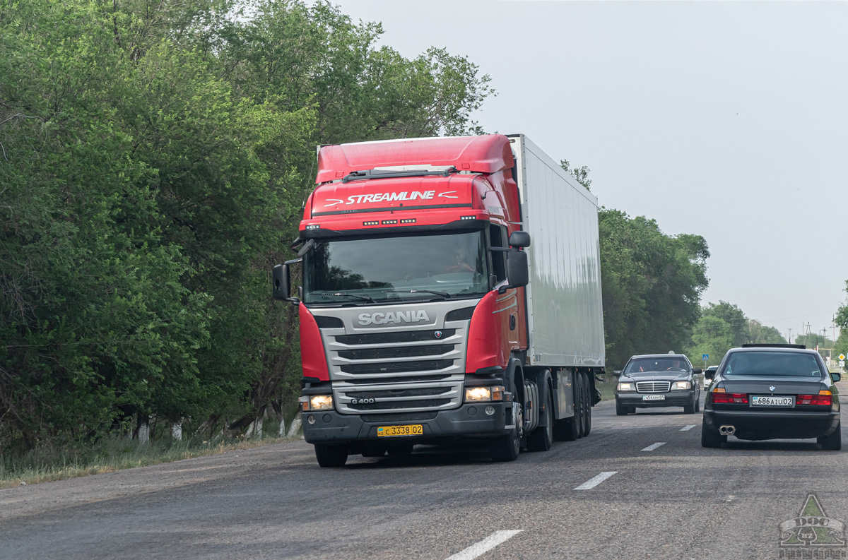 Алматы, № C 3338 02 — Scania ('2013) G400