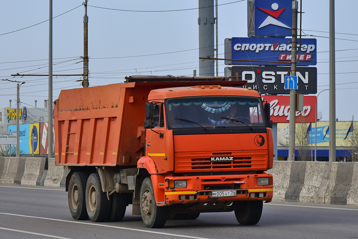 Волгоградская область, № М 005 ХТ 34 — КамАЗ-6520 [652000]