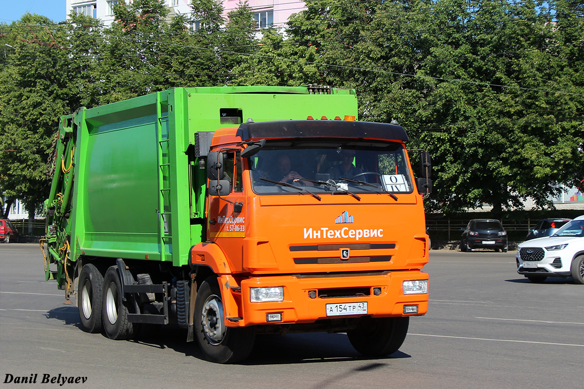 Кировская область, № А 154 ТР 43 — КамАЗ-65115-A5(48)