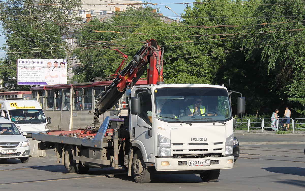 Челябинская область, № М 201 ТХ 174 — Isuzu NPR75 [Z7X]