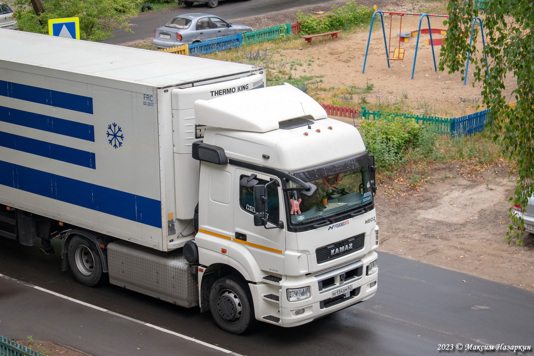 Рязанская область, № М 134 ВМ 62 — КамАЗ-5490-5P(90)