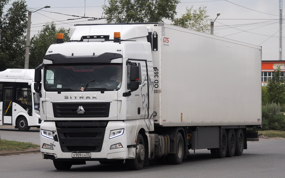 Омская область, № Х 909 СН 55 — Sitrak C7H ZZ4186
