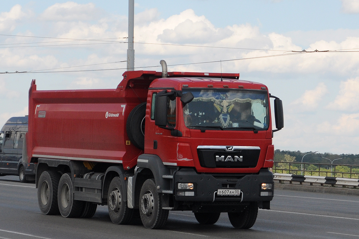 Омская область, № Х 607 АН 55 — MAN TGS 41.440