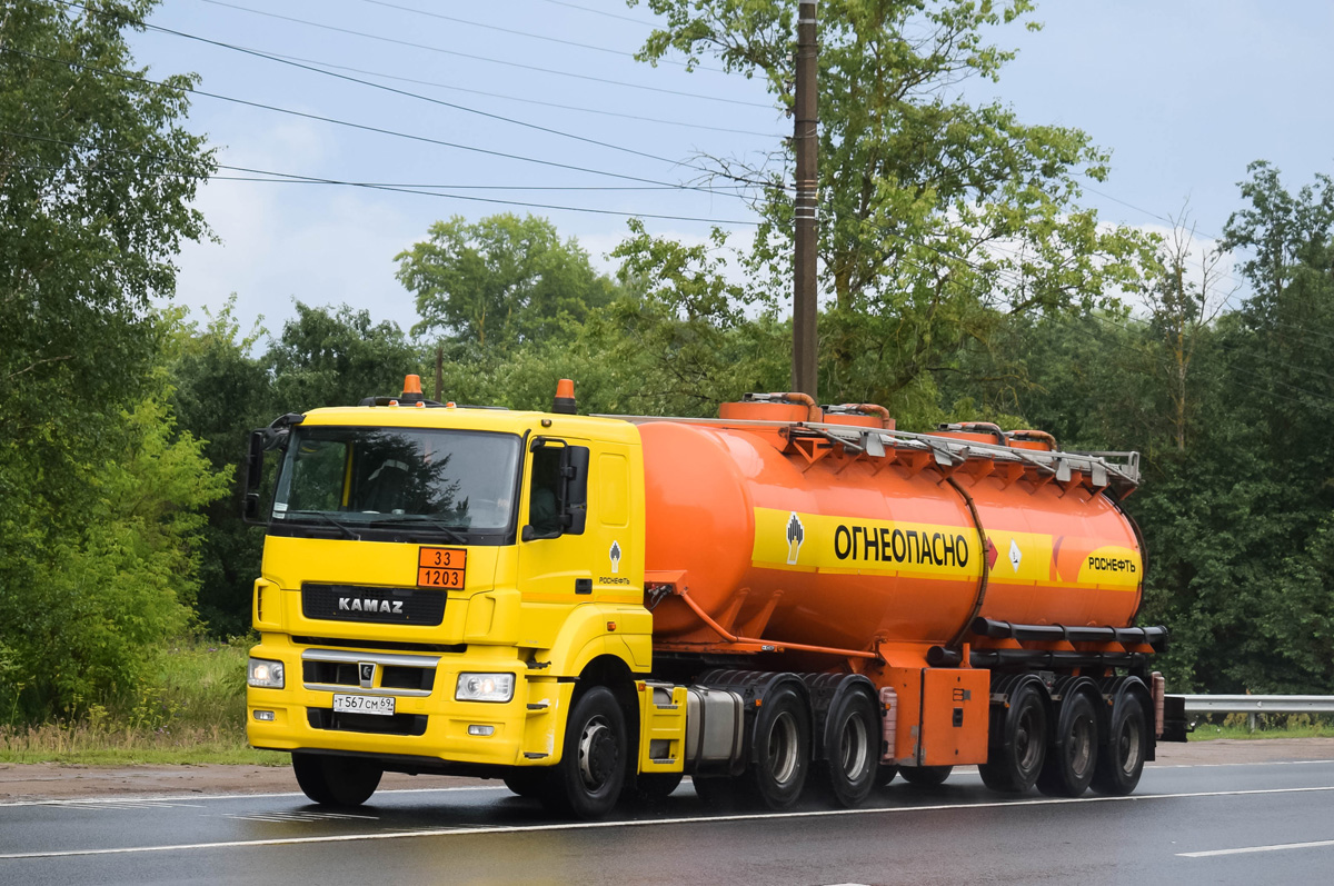 Тверская область, № Т 567 СМ 69 — КамАЗ-65206-S5(87)