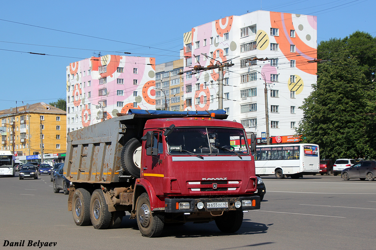 Кировская область, № В 655 ОС 43 — КамАЗ-65115-02 [65115C]