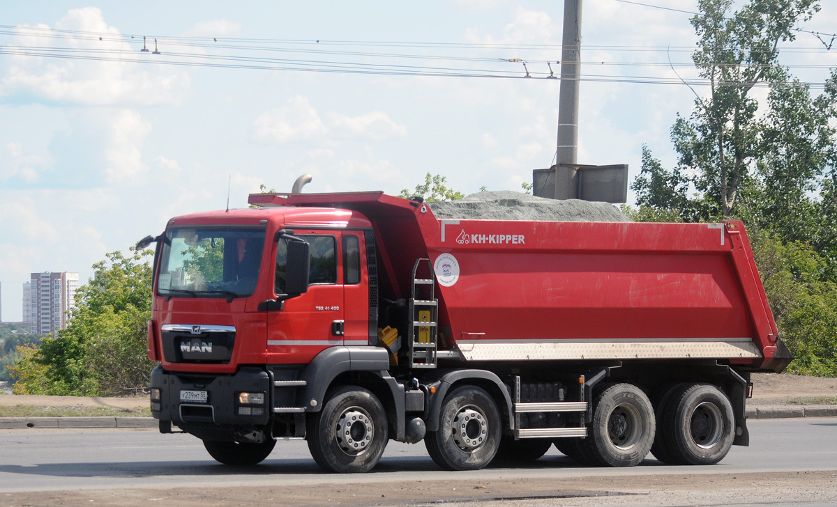 Омская область, № У 239 МТ 55 — MAN TGS 41.400