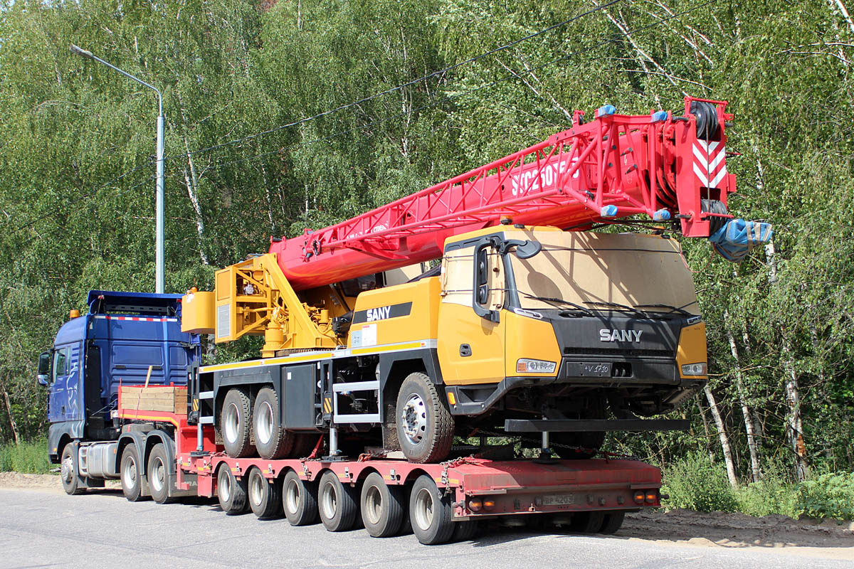 Самарская область, № ВР 4203 63 — ES-GE (общая модель); Ленинградская область, № Е 387 ЕТ 147 — SANY (общая модель)