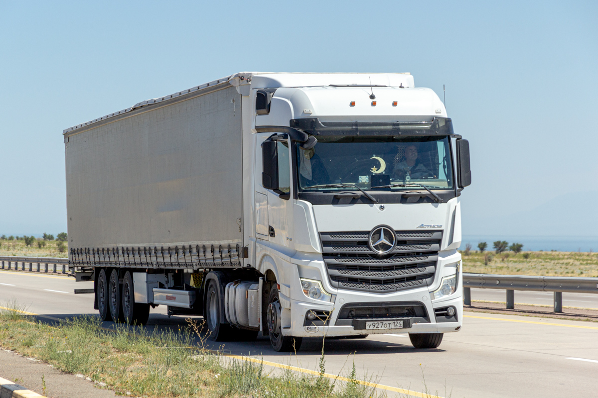 Красноярский край, № У 927 ОТ 124 — Mercedes-Benz Actros '18 1845 [Z9M]