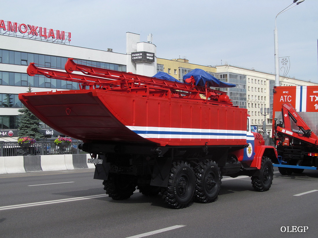 Брестская область, № АМ 7464-1 — ЗИЛ-131 (общая модель); Минск — День пожарной службы 2023