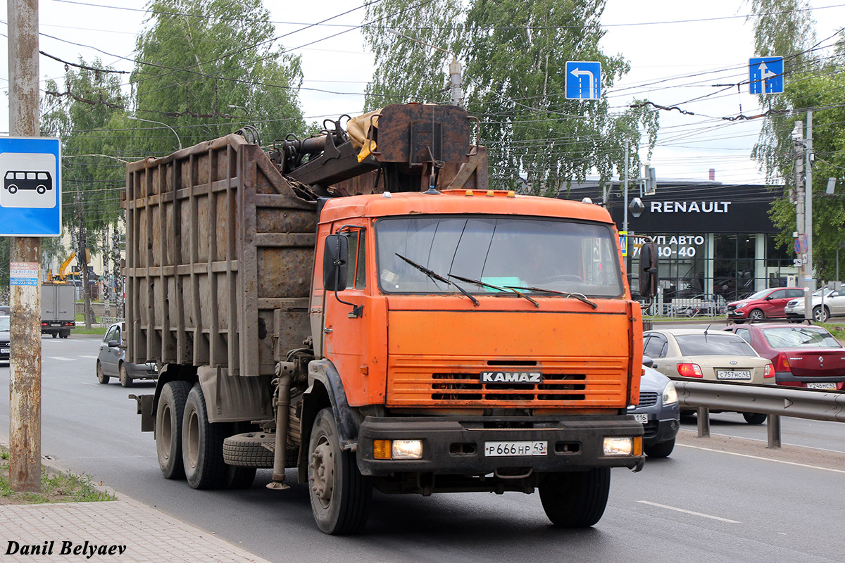 Кировская область, № Р 666 НР 43 — КамАЗ-65115-D3(97)