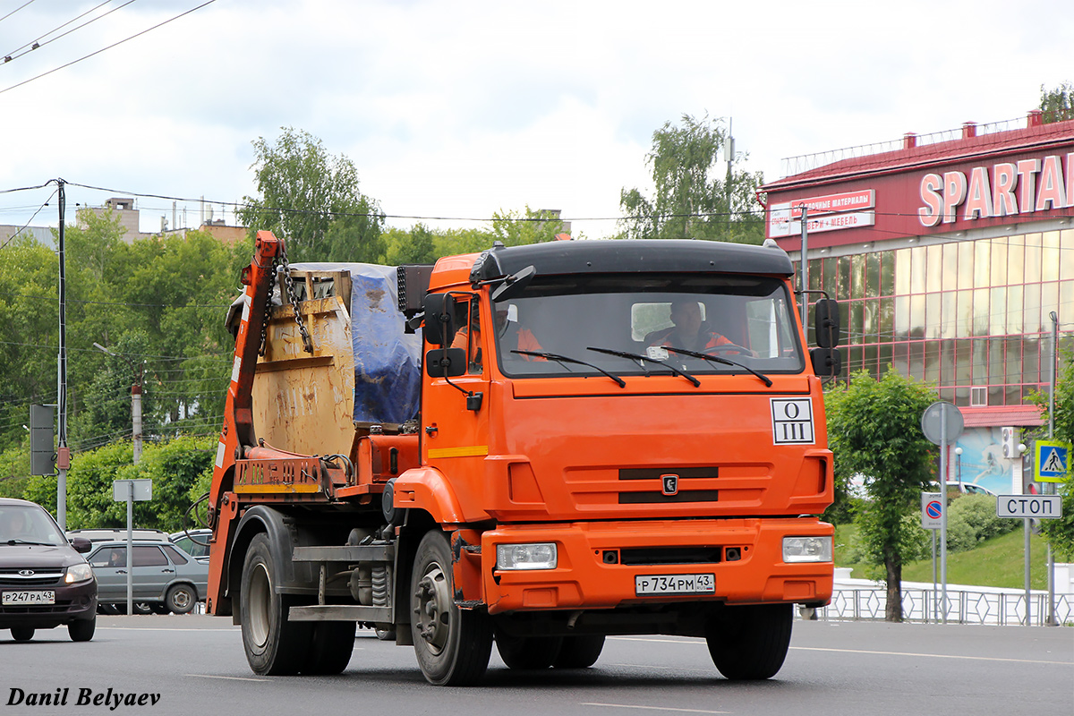 Кировская область, № Р 734 РМ 43 — КамАЗ-43255-G5(69)