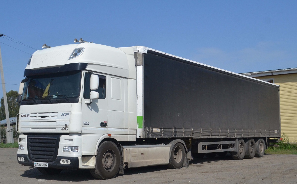 Актюбинская область, № 756 AAG 04 — DAF XF105 FT