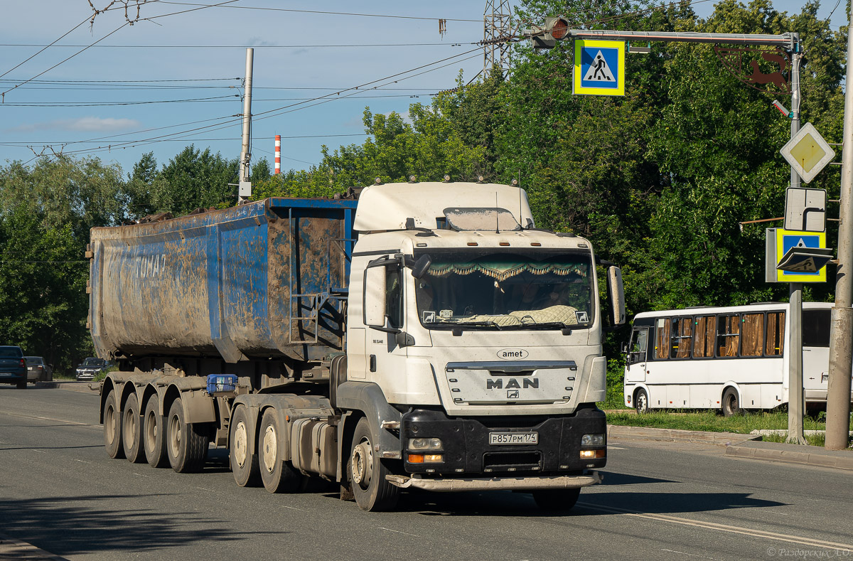Челябинская область, № Р 857 РМ 174 — MAN TGS 33.440
