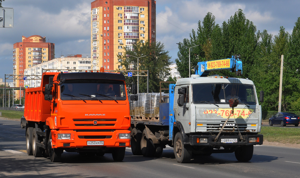 Омская область, № Х 253 КМ 55 — КамАЗ-65115-A5(48)