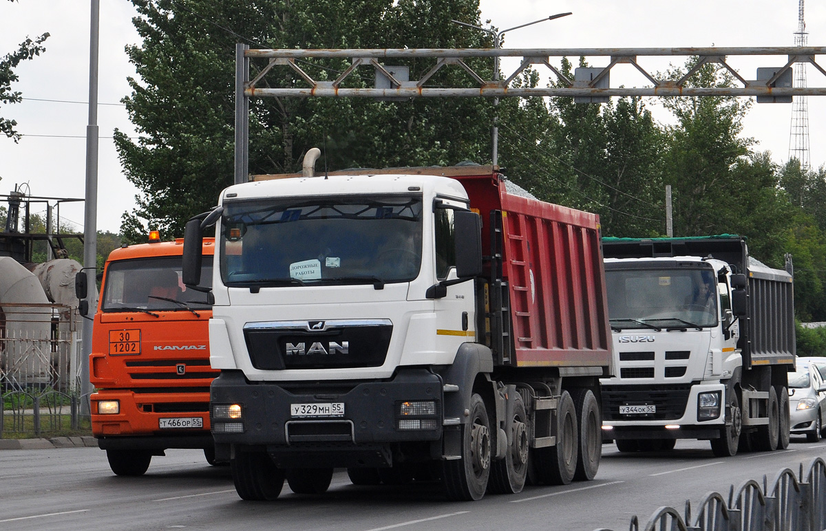 Омская область, № У 329 МН 55 — MAN TGS 41.400